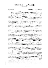 télécharger la partition d'accordéon Sonia Valse (Orchestration Complète) au format PDF