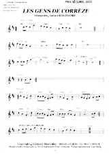 download the accordion score Les Gens de Corrèze (Interprète : Gérard Beaussonie) in PDF format