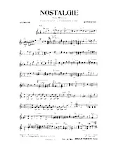 scarica la spartito per fisarmonica Nostalgie (Orchestration) (Valse Musette) in formato PDF