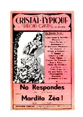 download the accordion score No Respondes (Orchestration) (Tango Typique) in PDF format