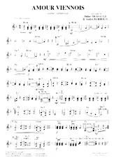 descargar la partitura para acordeón Amour Viennois (Valse Viennoise) en formato PDF