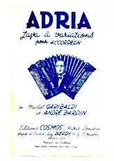 télécharger la partition d'accordéon Adria (Java à Variations) au format PDF