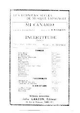 télécharger la partition d'accordéon Incertitude (Orchestration Complète) (Tango Typique) au format PDF