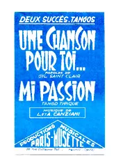 télécharger la partition d'accordéon Mi passion (Tango Typique) au format PDF
