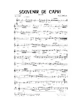 télécharger la partition d'accordéon Souvenir de Capri (Boléro) au format PDF
