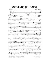 descargar la partitura para acordeón Souvenir de Capri (Boléro) en formato PDF