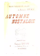 scarica la spartito per fisarmonica Automne + Nostalgie (Valse) in formato PDF