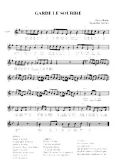 scarica la spartito per fisarmonica Garde le sourire (Reggae) in formato PDF