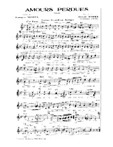 download the accordion score Amours perdues (Orchestration de Rudd) (Valse) in PDF format