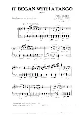download the accordion score It began with a tango (Arrangement : Quintin Verdu) (Orchestration) in PDF format