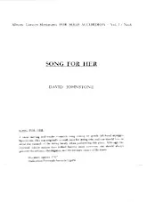 télécharger la partition d'accordéon Album : Concert Miniatures For Solo Accordion : Song For Her (Volume 2 / Numéro 6) au format PDF