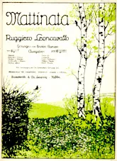 scarica la spartito per fisarmonica Mattinata (Morgenständchen) (Chant : Andrea Bocelli) (Piano) in formato PDF