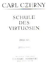 télécharger la partition d'accordéon Czerny: Die Schule des Virtuosen(Cah.1) au format PDF