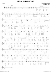 scarica la spartito per fisarmonica Mon Auvergne (Valse) in formato PDF
