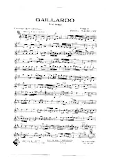 télécharger la partition d'accordéon Gaillardo (Orchestration Complète) (Paso Doble) au format PDF