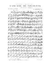 descargar la partitura para acordeón Cascade de triolets (Java) en formato PDF