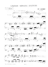 download the accordion score Grande Sonate d'Etude (Piano) in PDF format