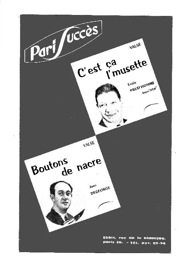 télécharger la partition d'accordéon C'est ça l' musette (Orchestration) (Valse) au format PDF