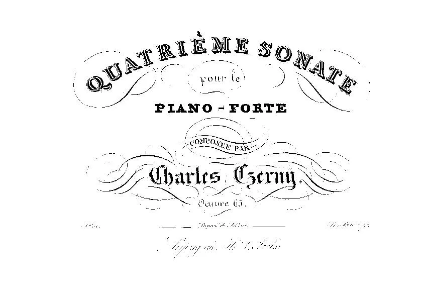 télécharger la partition d'accordéon Quatrié Me Sonate (Piano) au format PDF