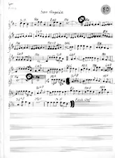 descargar la partitura para acordeón San Angelo (Interprète : Frank Michaël) (Partition Manuscrite + Paroles) en formato PDF