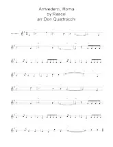 descargar la partitura para acordeón Arrivederci Roma (Arrangement : Don Quattrocchi) en formato PDF