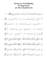 scarica la spartito per fisarmonica American Folk Medley (For Beginners) (Arrangement : Don Quattrocchi) in formato PDF
