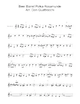 télécharger la partition d'accordéon Beer Barrel Polka (Rosamunde) (Arrangement : Don Quattrocchi) au format PDF