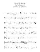 download the accordion score Besame Mucho (Arrangement : Don Quattrocchi) in PDF format