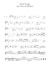 scarica la spartito per fisarmonica Blue Tango in formato PDF