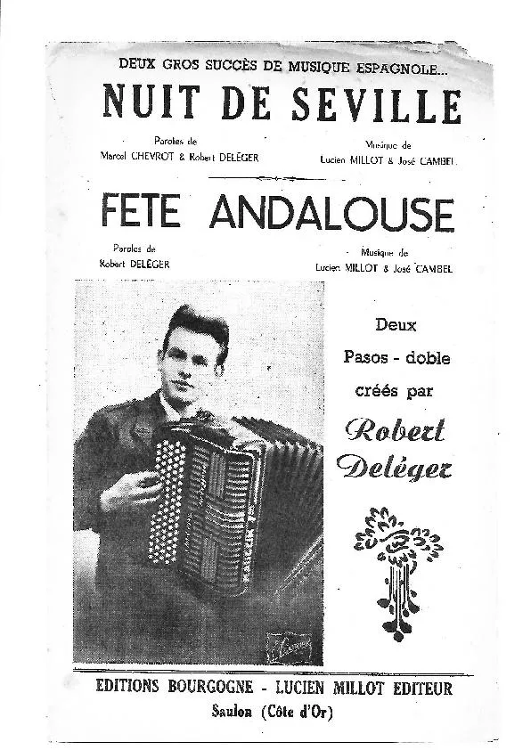 télécharger la partition d'accordéon Nuit de Séville (Orchestration) (Paso Doble) au format PDF