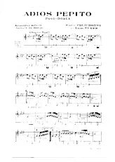 scarica la spartito per fisarmonica Adios Pepito (Orchestration Complète avec rythme Guitare) (Paso Doble) in formato PDF