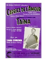 download the accordion score Taïna (Arrangement : Pierre Boussereau) (Créé par : Louis Corchia) (Orchestration) (Boléro Cha Cha Cha) in PDF format