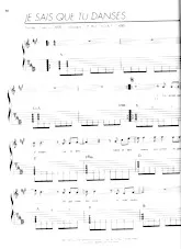 download the accordion score Je sais que tu danses in PDF format