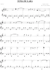 scarica la spartito per fisarmonica Tema de Lara (Valse Boston) in formato PDF