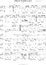 scarica la spartito per fisarmonica Triste Madrugada (Samba) in formato PDF