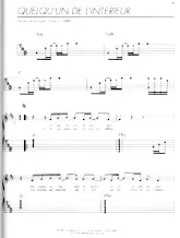 descargar la partitura para acordeón Quelqu'un de l'intérieur en formato PDF