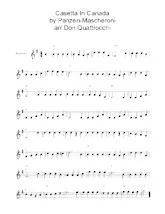 télécharger la partition d'accordéon Casetta In Canada (Arrangement : Don Quattrocchi) au format PDF