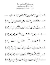 download the accordion score Cesarina Mazurka (Arrangement : Don Quattrocchi) in PDF format