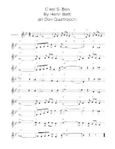 télécharger la partition d'accordéon C'est si bon (Arrangement : Don Quattrocchi) au format PDF