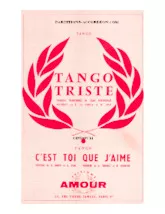 télécharger la partition d'accordéon Tango Triste (Arrangement : Miguel Barrios) (Orchestration Complète) au format PDF