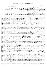scarica la spartito per fisarmonica Valse pour Jeannette (Duo d'Accordéons) in formato PDF