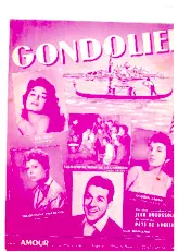 download the accordion score Gondolier (With all my heart) (Chant : Les compagnons de la chanson / Dalida / Gloria Lasso / Luis Mariano / Jacqueline François) (Boléro) in PDF format