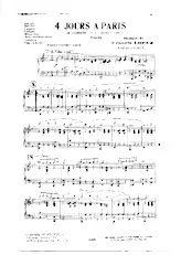 télécharger la partition d'accordéon 4 jours à Paris (De l'Opérette : 4 jours à Paris) (Arrangement : Jacques-Henry Rys) (Valse) (Partie : Piano) au format PDF