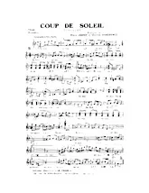 télécharger la partition d'accordéon Coup de soleil (Guaracha) au format PDF