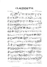download the accordion score Claudinette (Orchestration) (Valse Musette) in PDF format