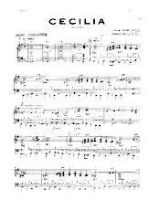 descargar la partitura para acordeón Cécilia (Boléro) en formato PDF