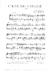 télécharger la partition d'accordéon C'est du chiqué + Josita (Java + Paso Doble) au format PDF