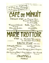 télécharger la partition d'accordéon Café de minuit (Orchestration Complète) (Interprètes : Francis Linel / Georgette Plana / Jean Leccia / Johnny Hawkins et son orchestre)  (Fox) au format PDF