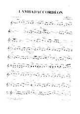 descargar la partitura para acordeón Lambadaccordéon (Lambada) en formato PDF
