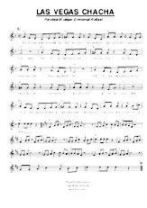 descargar la partitura para acordeón Las Vegas Chacha en formato PDF